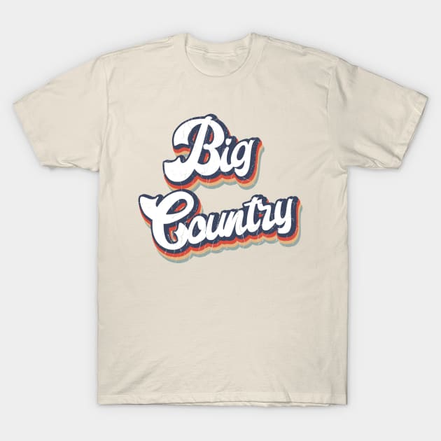 KakeanKerjoOffisial Vintage ColorBig Country T-Shirt by KakeanKerjoOffisial